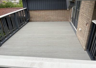 Balkons voorzien van Millboard