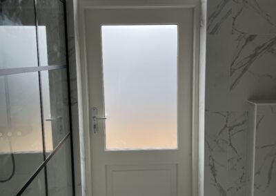 Balkon kozijn met deur & klepraam